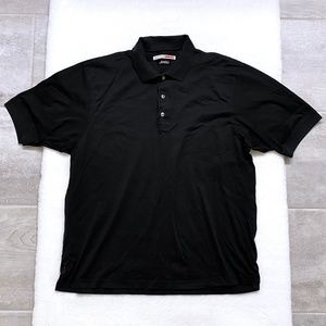 GRAND SLAM Black Short Sleeve Golf Polo Shirt